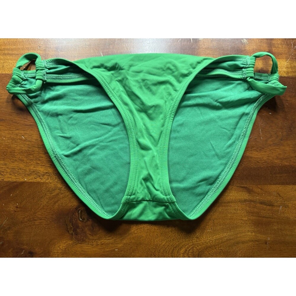 Tommy Bahama Womens Swimsuit Bikini Bottom Size Medium M Bright Green Side Loop